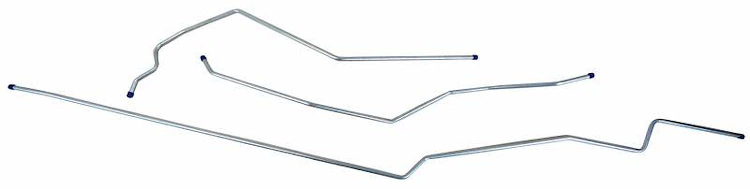 GLL401S 1962-1964 Chevrolet Full-Size Long Gas Lines (Pump-To-Tank) [Stainless Steel]