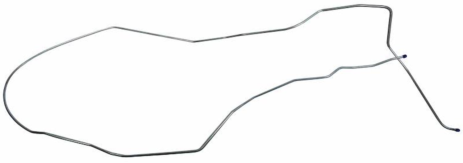 GLL404S 1965-1966 Chevrolet Full-Size Long Gas Lines (Pump-To-Tank) [Stainless Steel]