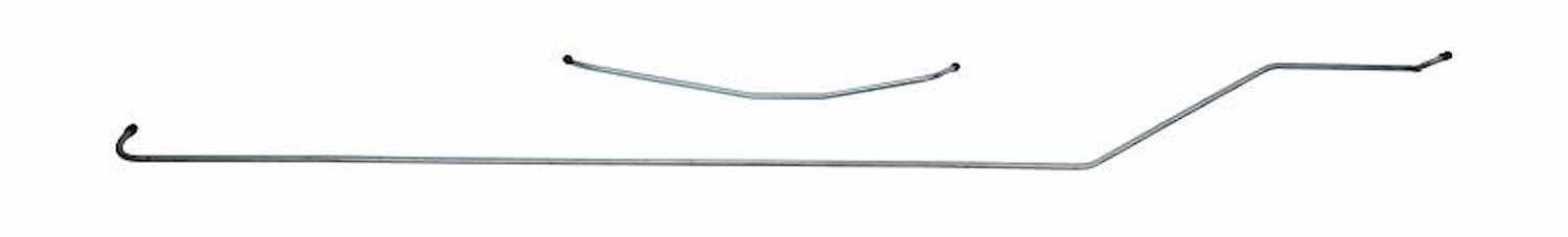 GLL413S 1963-66 Chevrolet Truck Long Gas Lines (Pump-To-Tank) [Stainless Steel]