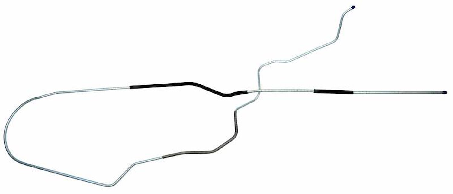 GLL718S 1968-1969 Chevrolet Chevelle Long Gas Lines (Pump-To-Tank) [Stainless Steel]