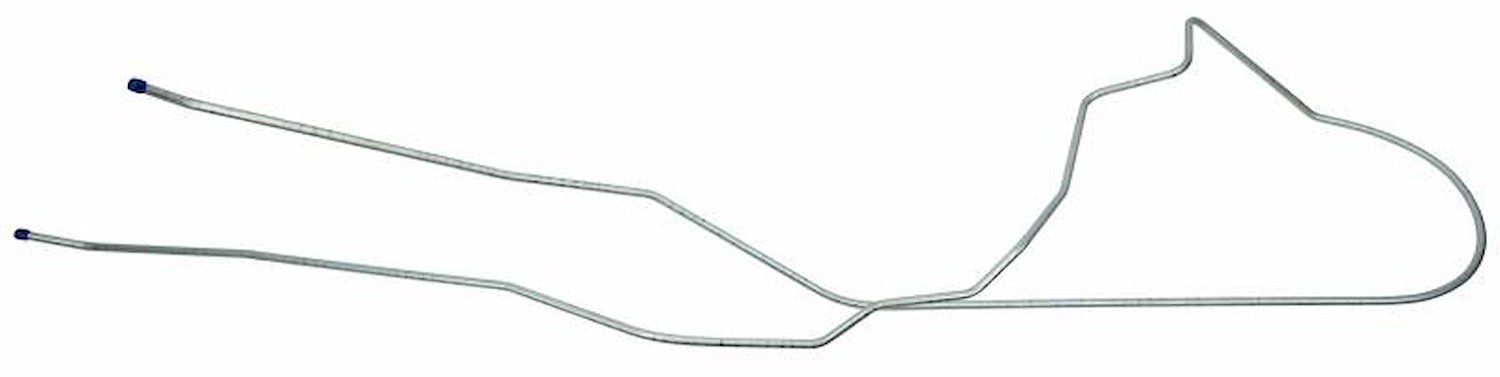 GLL908S 1972 Corvette Long Gas Lines (Pump-To-Tank) [Stainless Steel]
