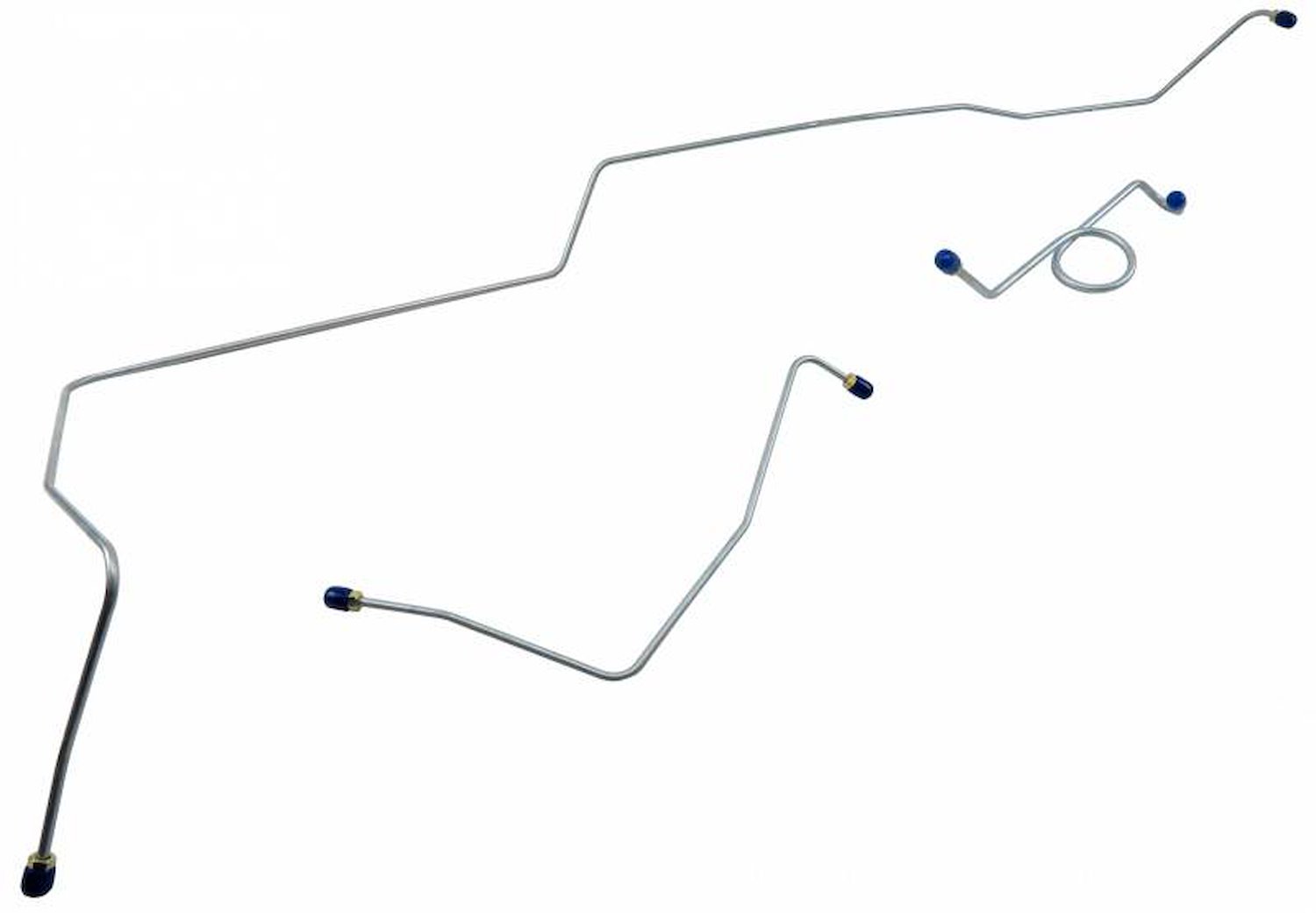 MFB016S 1966 Ford Mustang Front Brake Line Set [Stainless Steel]