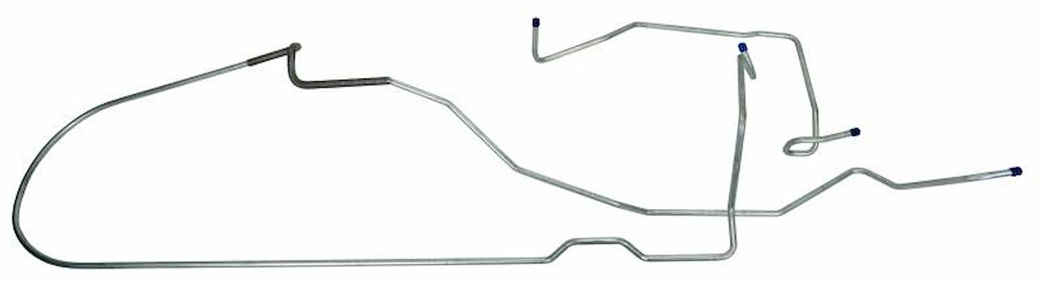 MLG006S 1971-1973 Ford Mustang Long Gas Lines, Pump-To-Tank [Stainless Steel]