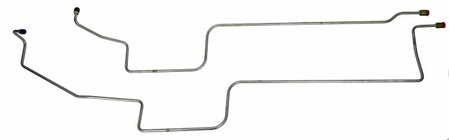 MOL007S 1969-1970 Ford Mustang Transmission Oil Cooler Line [Stainless Steel]