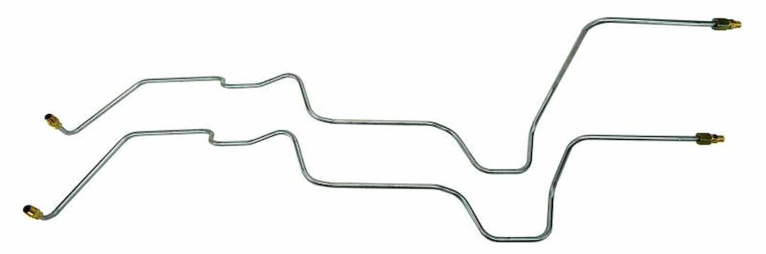 MOL016S 1964 1/2-1969 Ford Mustang Transmission Oil Cooler Line, AOD transmission [Stainless Steel]