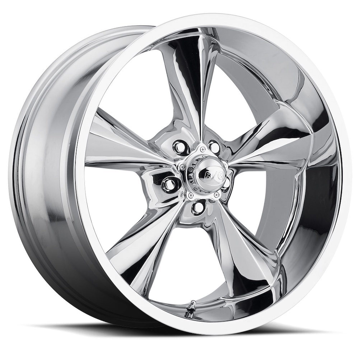 B/G Rod Works OS 580-5475-00 C Old School Wheel [Size: 15" x 8"] Finish: Chrome