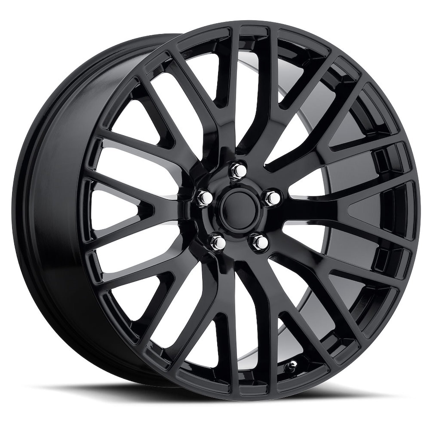 Replica PER 210-5114-48 GB Mustang Performance Wheel [Size: 20" x 10"] Finish: Gloss Black