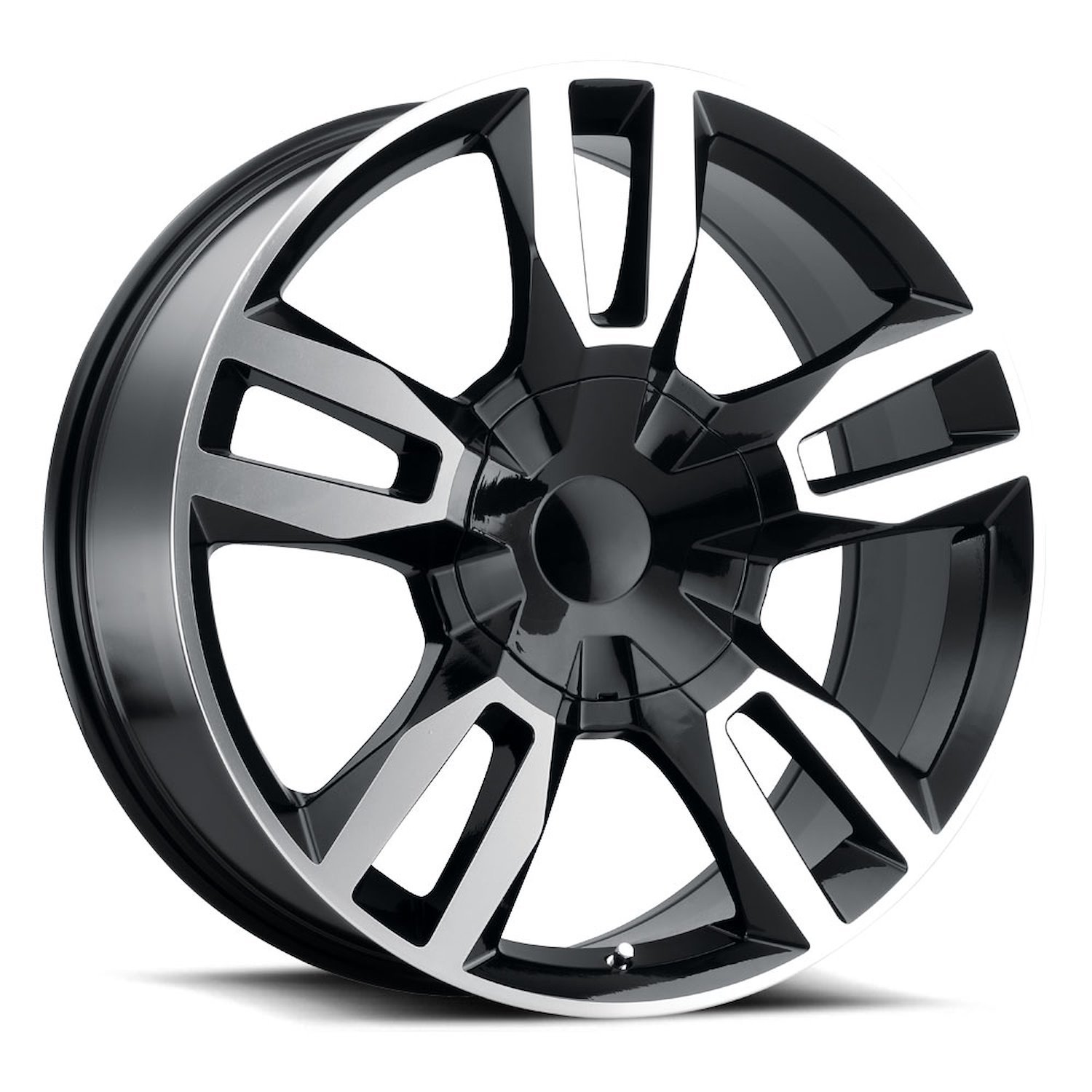 Replica RST 229-6139-24 GBM RST Wheel [Size: 22" x 9"] Finish: Gloss Black Machined Face