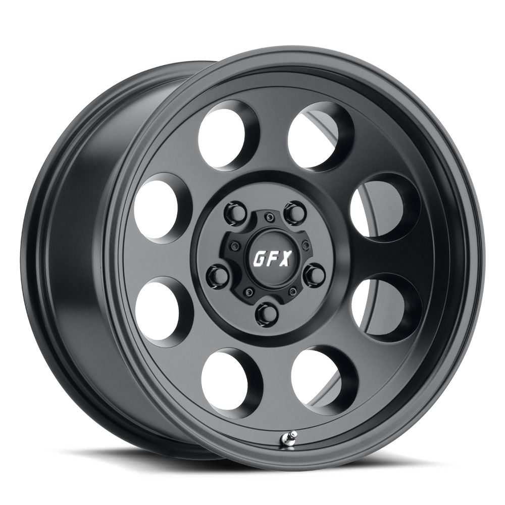 G-FX T16 580-5114N19 MB TR-16 Wheel [Size: 15" x 8"] Finish: Matte Black