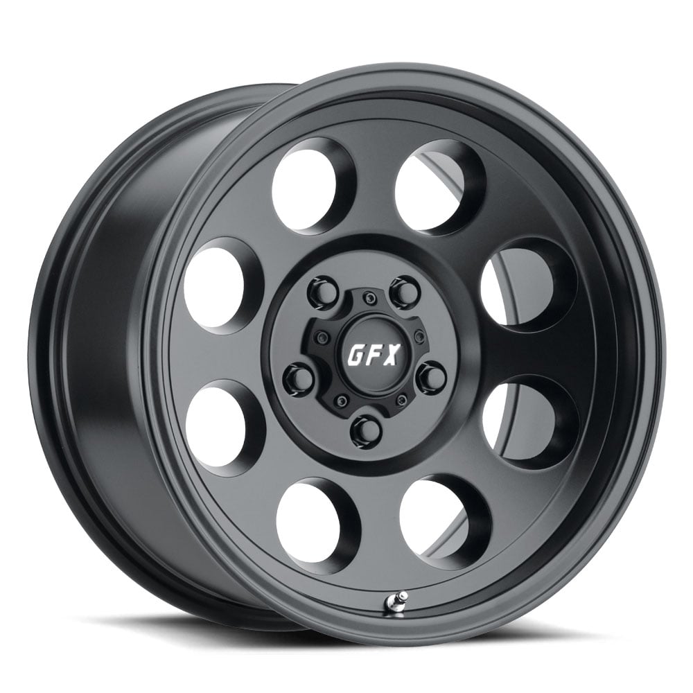 G-FX T16 580-6139N19 MB TR-16 Wheel [Size: 15" x 8"] Finish: Matte Black