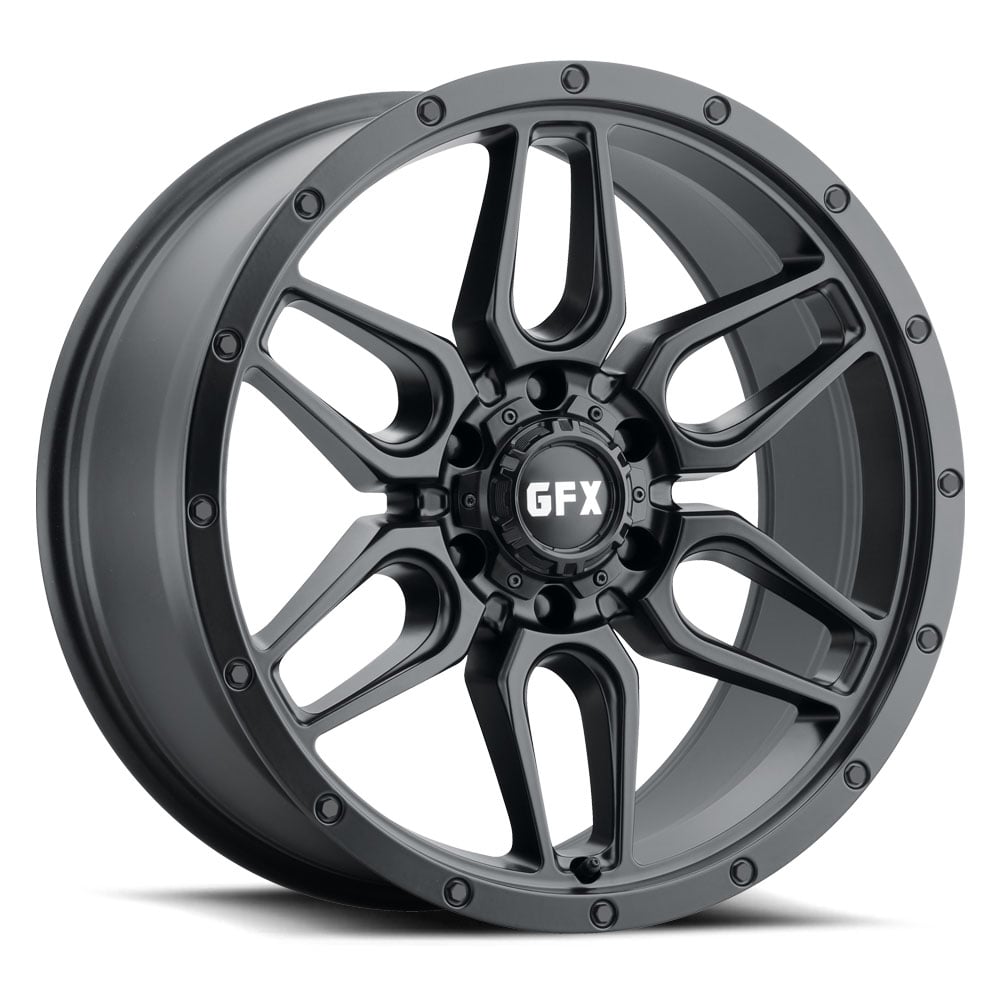 G-FX T18 785-6139N6 MB TR-18 Wheel [Size: 17" x 8.50"] Finish: Matte Black