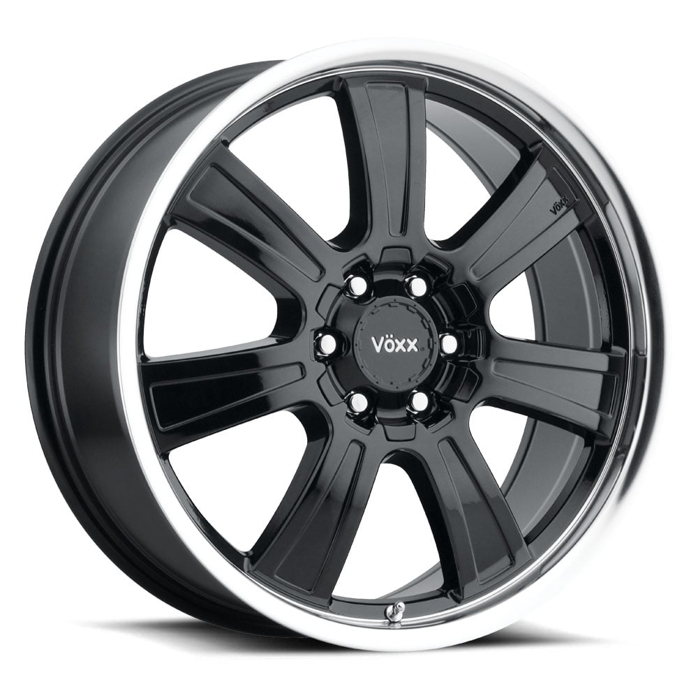 TUR 785-6002-39 GBL Turin Wheel [Size: 17" x 8.50"] Finish: Gloss Black Mirror Mach Lip