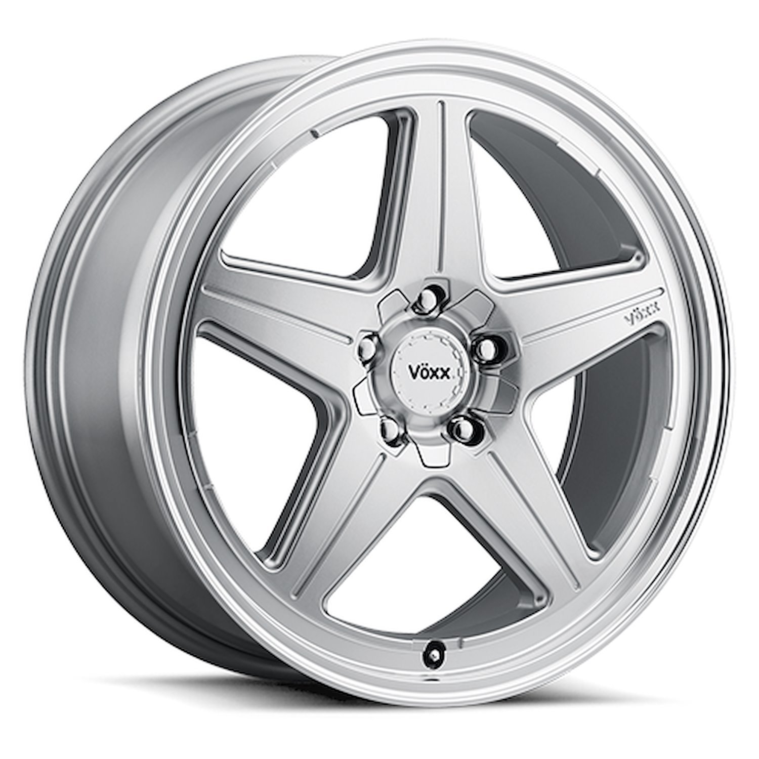 NES 775-5003-40 SML Nesso Wheel [Size: 17" x 7.5"] Silver w/ Machined Lip Finish