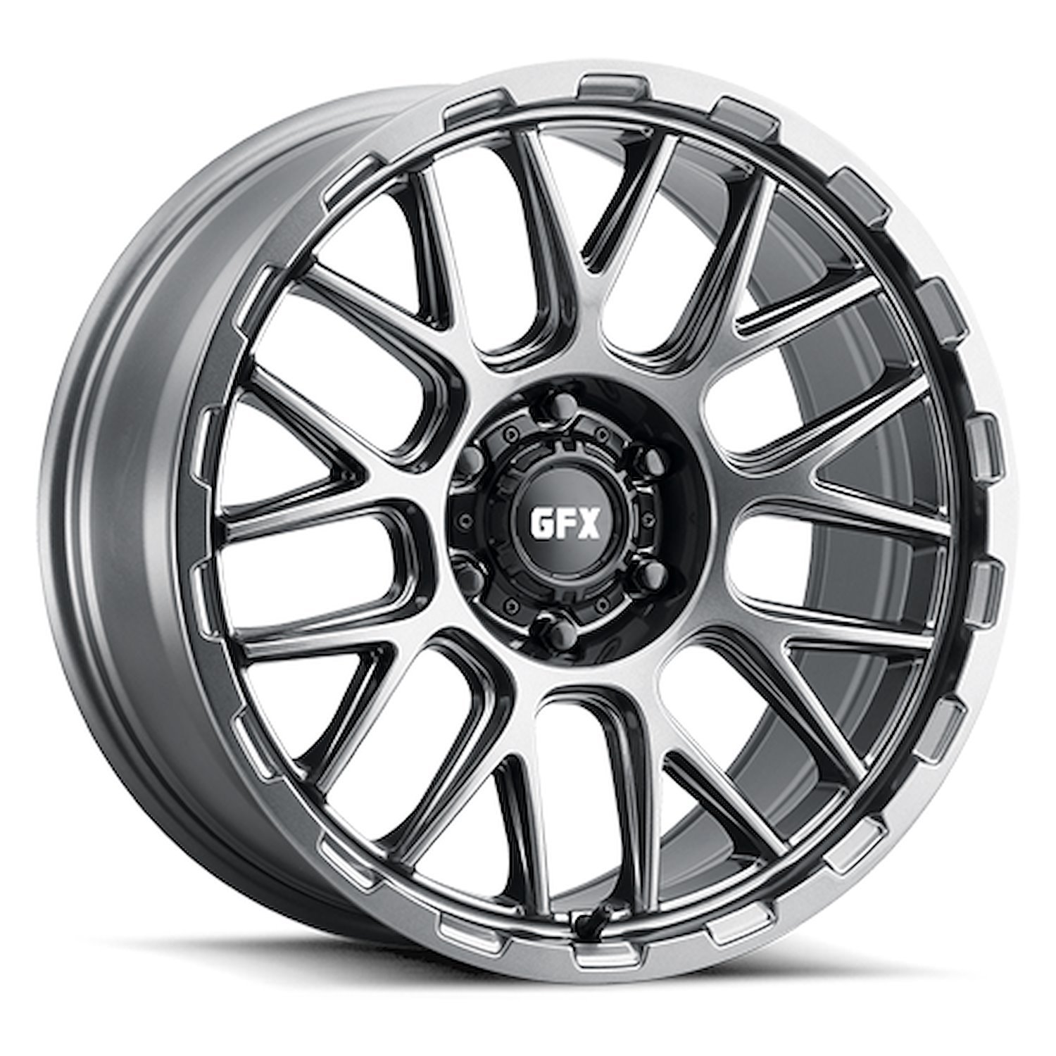 TM7 790-6139-12 GM TM7 Wheel [Size: 17" x 9"] Matte Gunmetal Finish