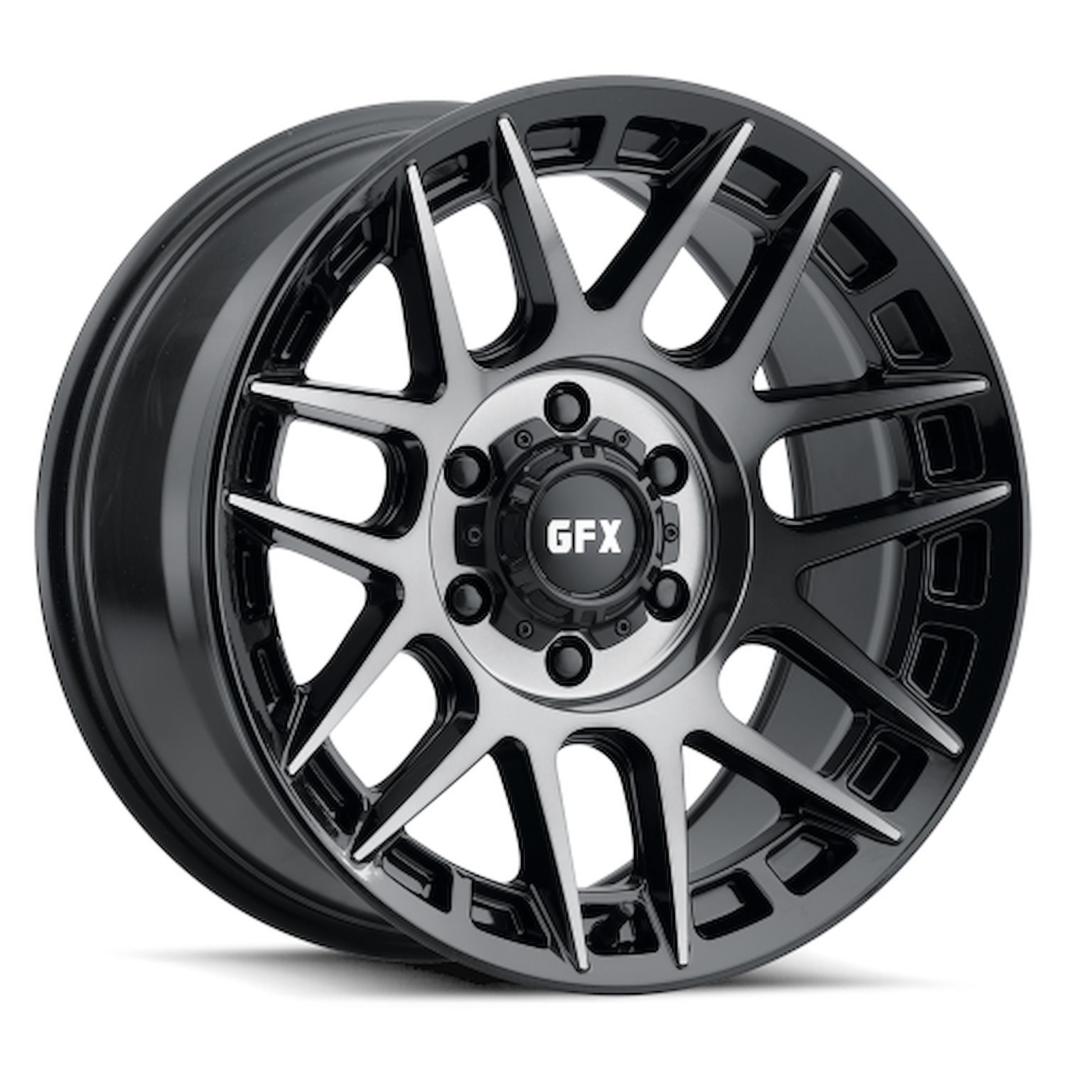 TM8 785-6139-N6 GBT TM8 Wheel [Size: 17" x 8.5"] Gloss Black w/ Dark Tint Finish