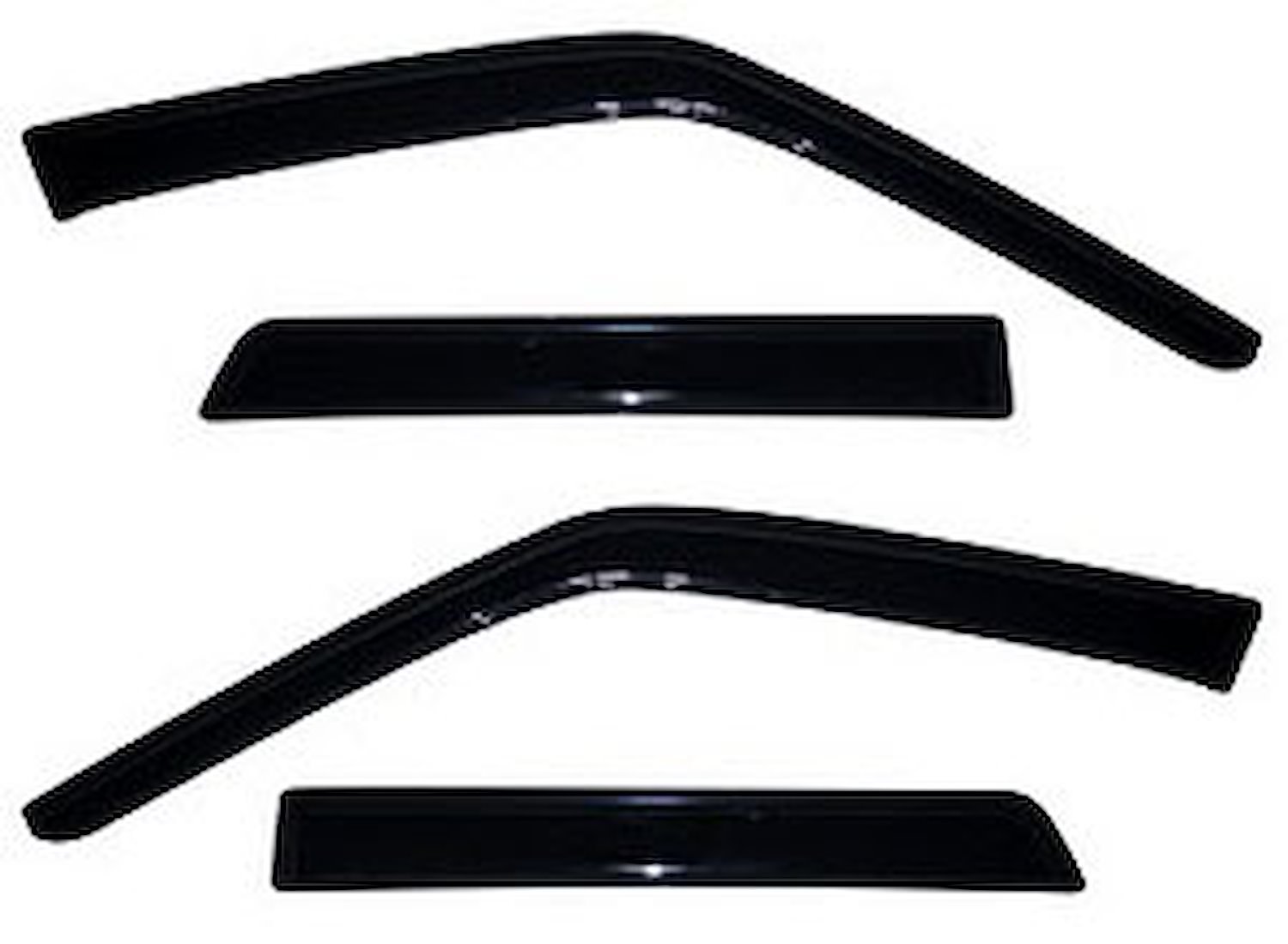 Tape-On Side Window Deflectors 2011-2014 for Nissan JUKE