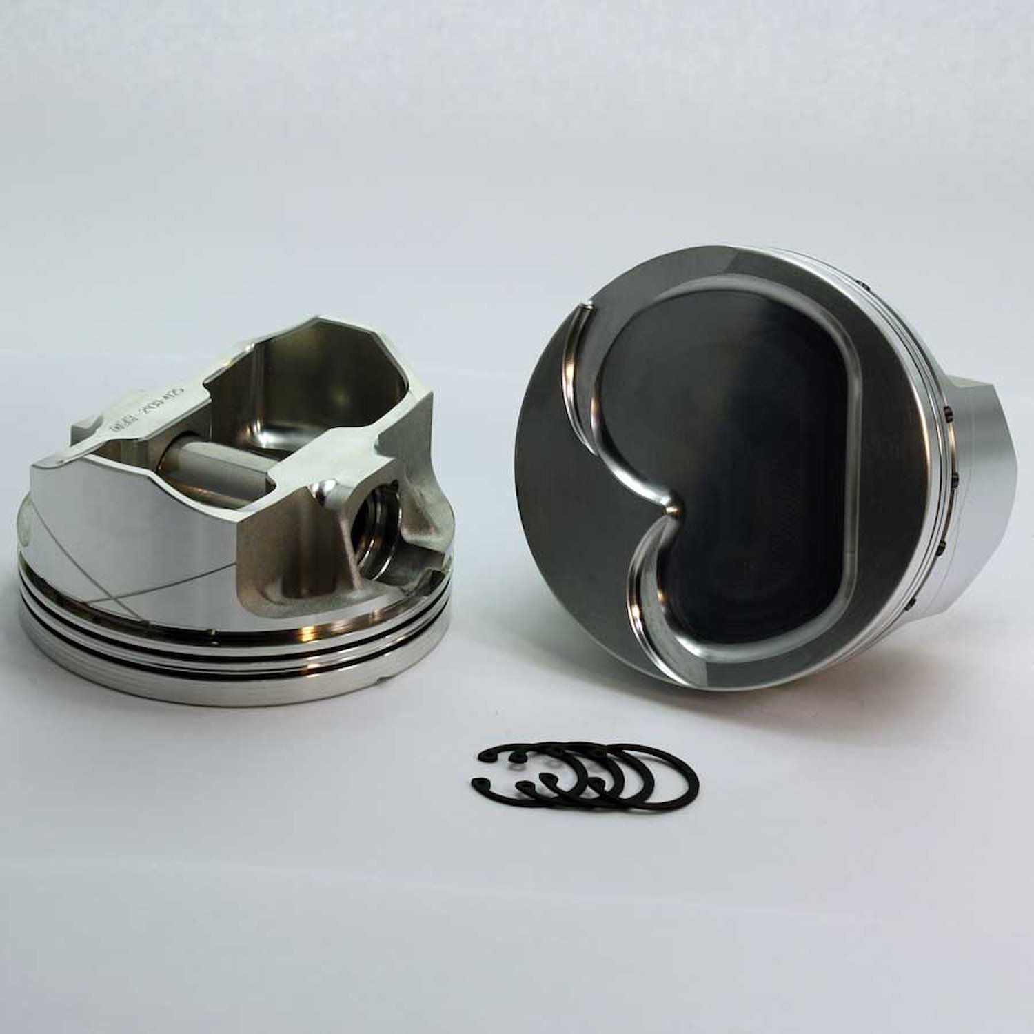 1-3171-4030 FX-Series Dish Top Piston Set for 1962-2001 Small Block Ford 289-302, 4.030 in. Bore, -13cc Volume [Stroker]