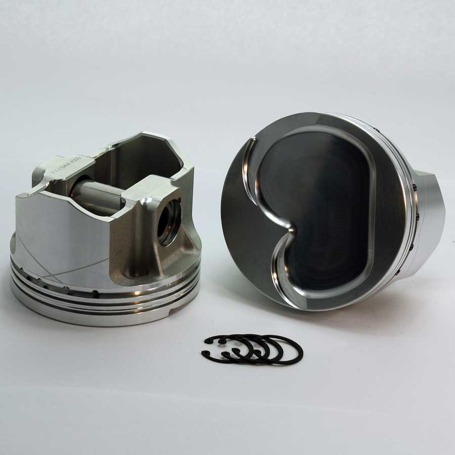 1-3971-4030 FX-Series Dish Top Piston Set for 1962-2001 Small Block Ford 400M, 4.030 in. Bore, -13cc Volume [OEM Stroke]