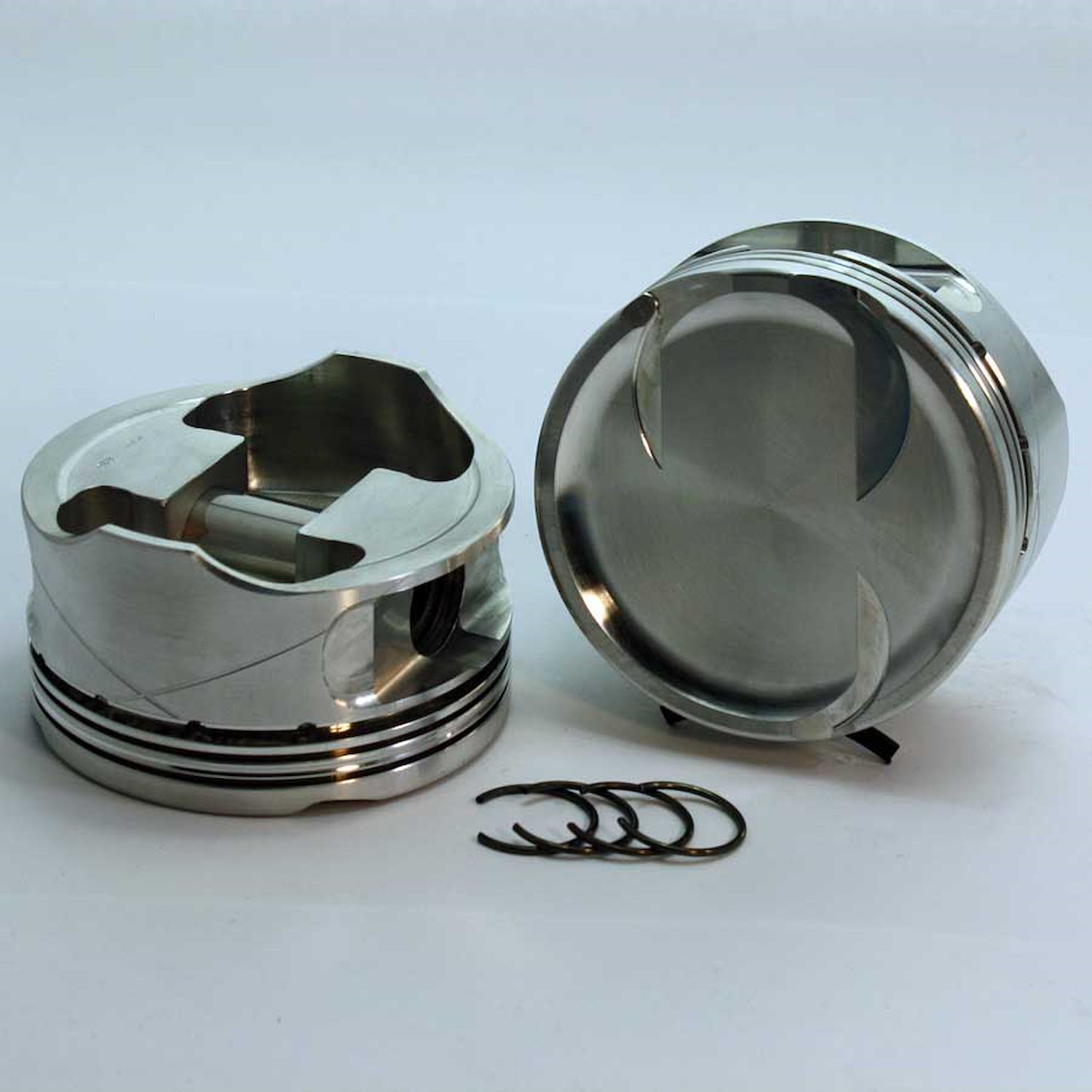 1-4893-3681 FX-Series Dish Top No-Notch Piston Set for 1997-17 Ford Modular 5.4/5.8L, 3.681 in. Bore, -10cc Volume [OEM Stroke]