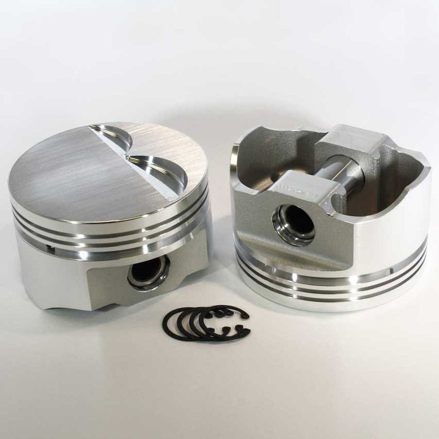 8790-3780 E-Series Flat Top Piston Set for 1997-2005 Chevy LS, 3.780 in. Bore, -3cc Volume [OEM\Stroker]