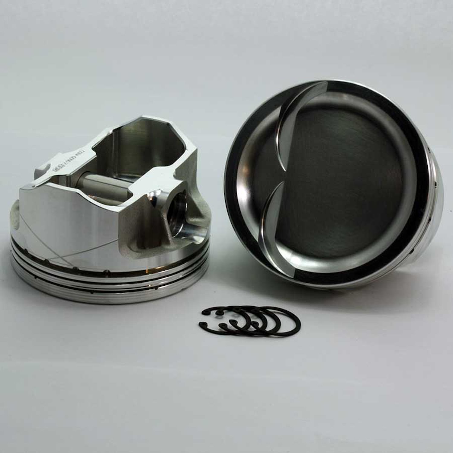 K3-6605-4120 FX-Series Dish Top Piston Set for 1970-1978 AMC V8, 4.120 in. Bore, -21cc Volume [OEM Stroke]