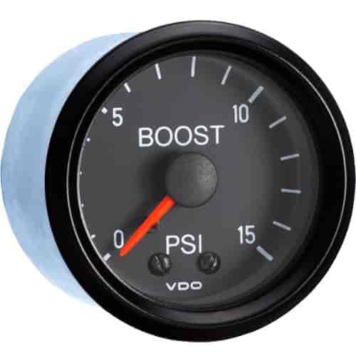 Cockpit 15 PSI Mechanical Boost Gauge with Tubing