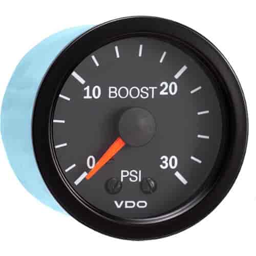 Vision Black 30 PSI Mechanical Boost Gauge with