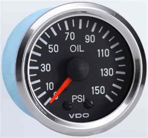 Vision Oil Pressure Gauge 2-1/16" electrical 150 psi