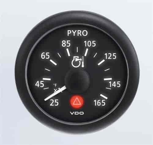 Viewline Onyx Pyrometer Gauge 1600°F