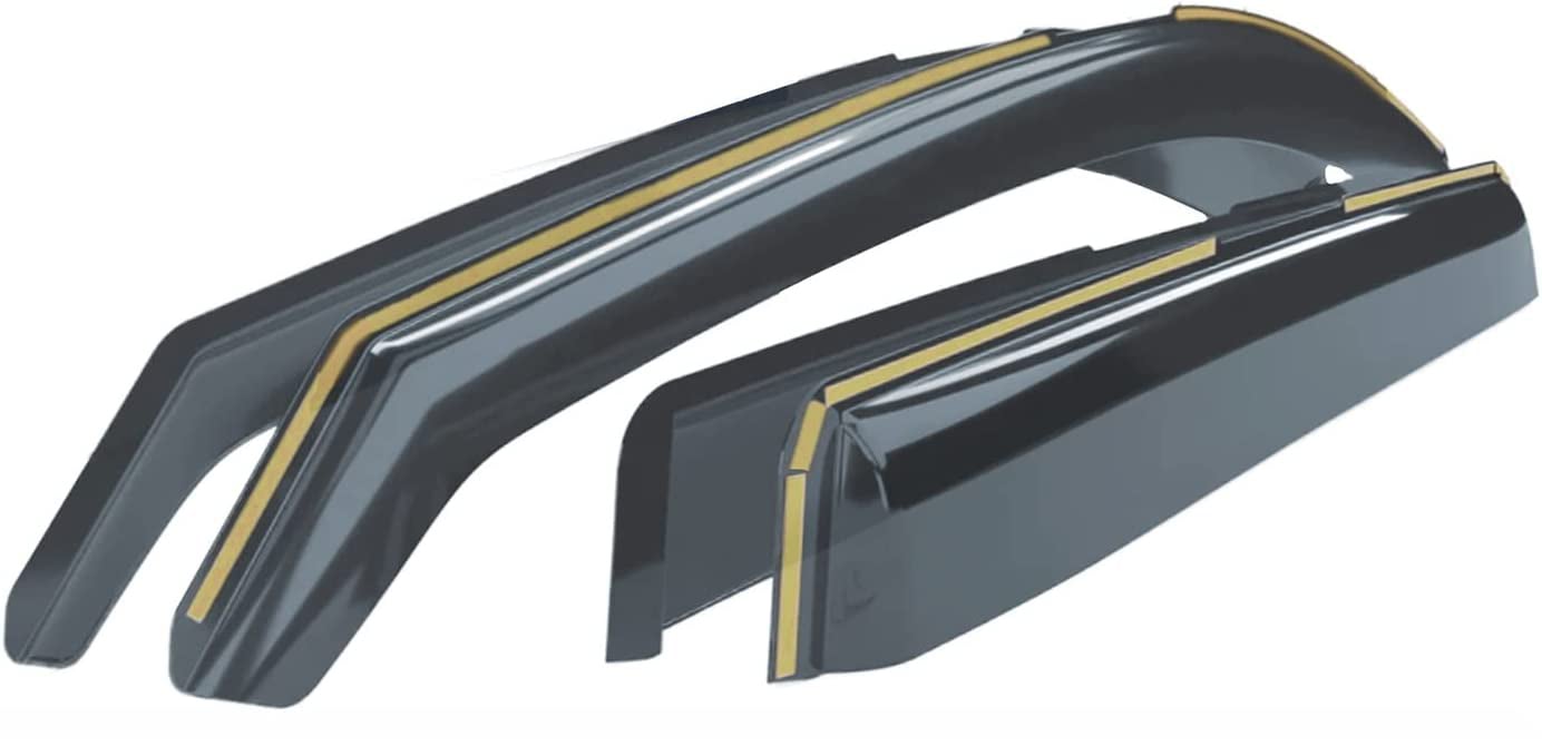 Goodyear Shatterproof Window Deflectors Fits Select Chevrolet Silverado/GMC Sierra Double Cab