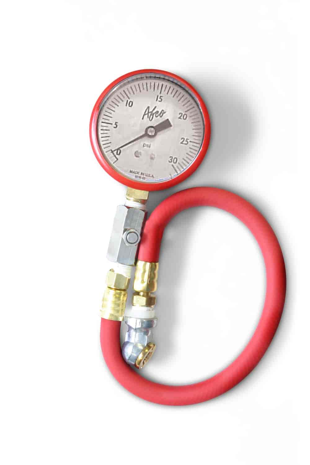 TIRE PRESSURE GAUGE-30 RED