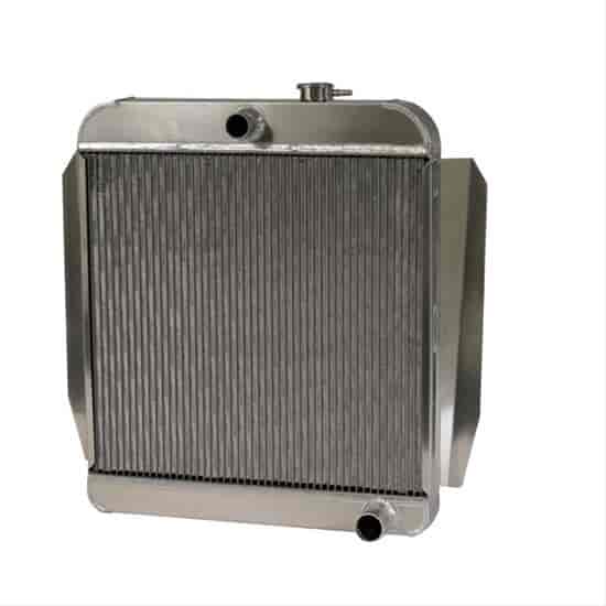 Direct-Fit Satin Aluminum Radiator with Single Fan and