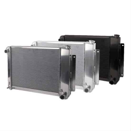 Direct-Fit Polished Aluminum Radiator [1967-1969 Chevy Camaro Small Block/Big Block V8]