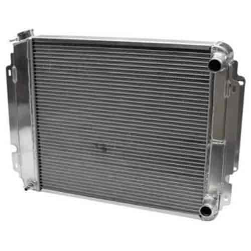 Direct-Fit LS Swap Satin Aluminum Radiator [1966-1967 Chevy