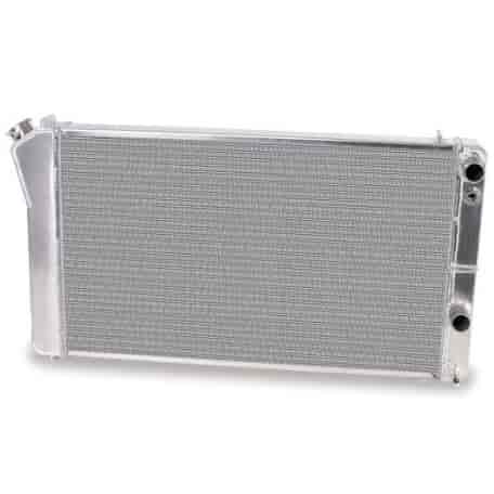 Direct-Fit LS Swap Satin Aluminum Radiator [1970-1981 Chevy Camaro, Nova & Buick Apollo]