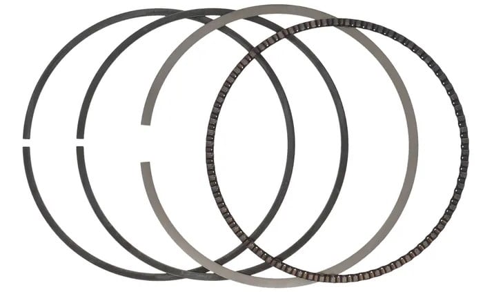 Powersports Piston Ring Set for 1 Cylinder 92.50 mm Bore, Top Ring 1.0 mm, 2nd Ring 1.2 mm, Oil Ring 2.8 mm