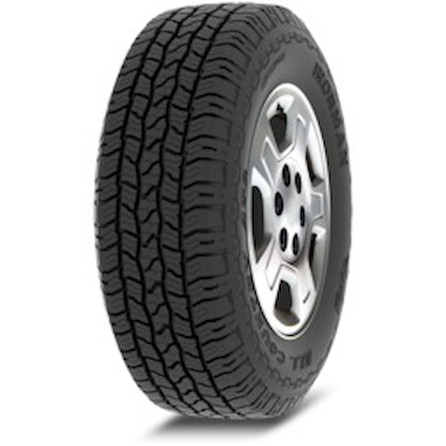 07646 All Country AT2 Tire, LT225/75R16, 115/112R