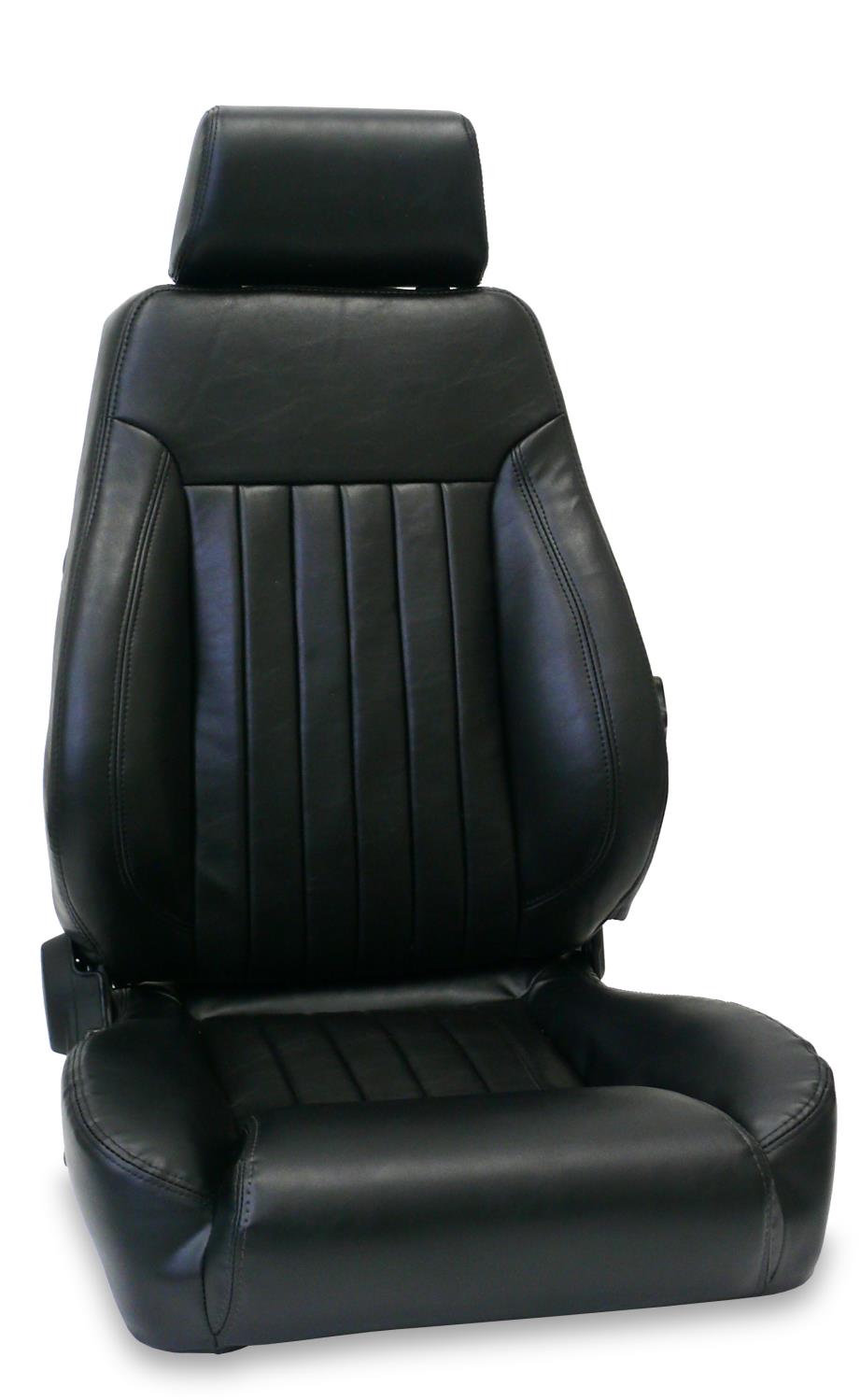 Elite Lumbar DLX Recliner Left Black Velour