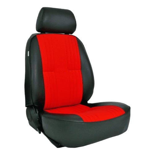 Pro 90 Series 1300 Seat  [Black w/Red Insert, Right/Passenger Side]
