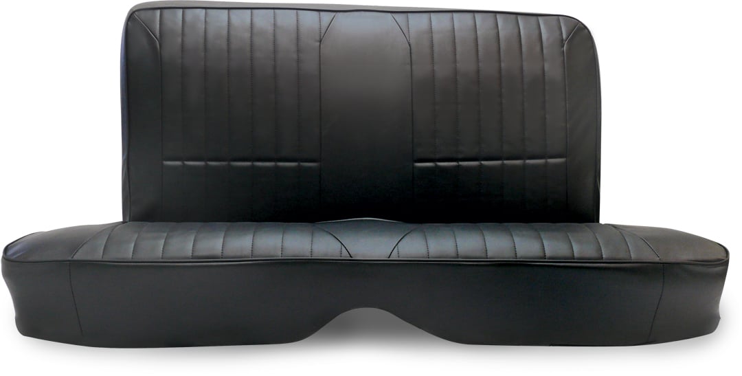 Rally Rear Seat Cover Mustang 65-67 Fast Back Black Velour