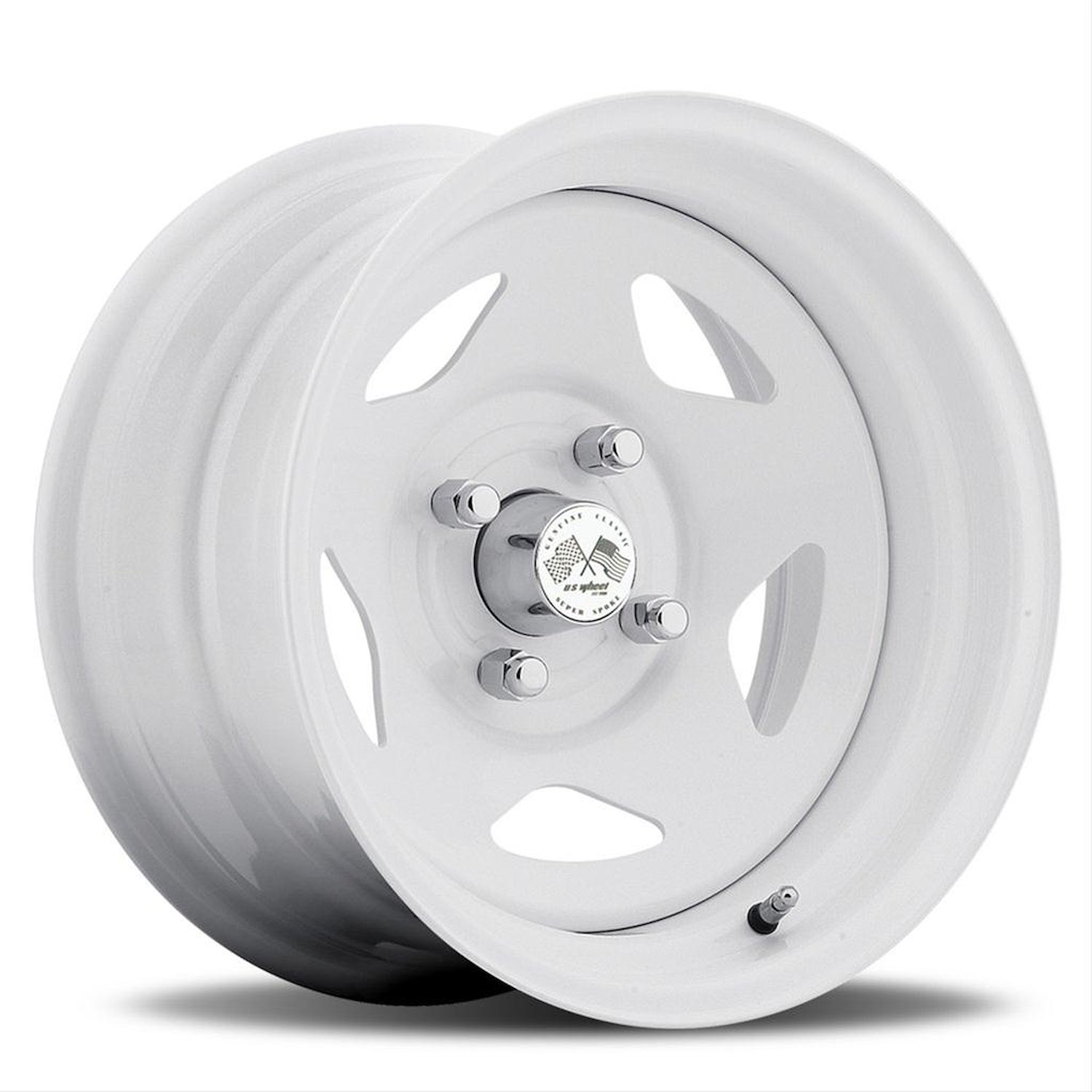 021 SERIES 14X7 4X100 Bolt Circle 4.25 Backspacing 13mm Offset 2.66 Centerbore WHITE Finish