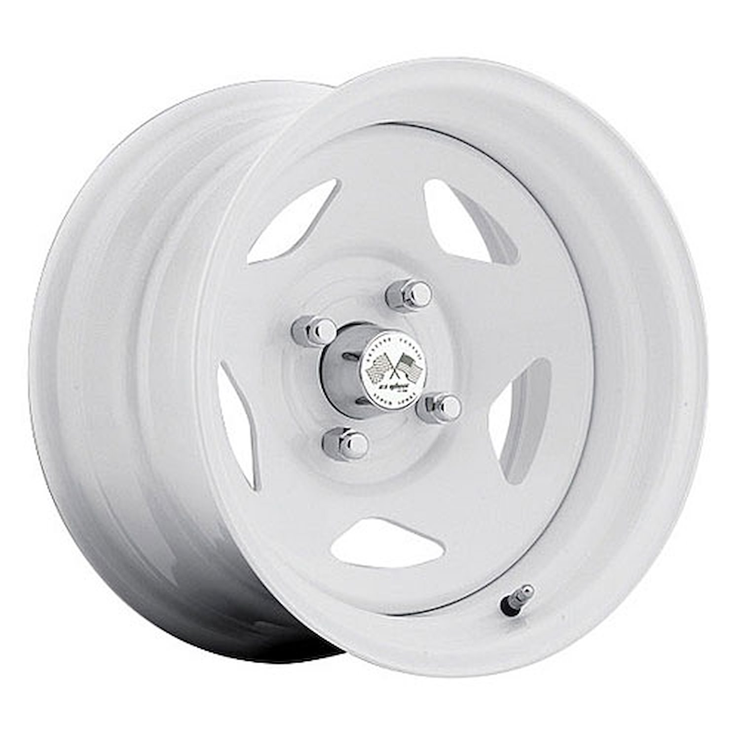 PAINTED STAR FWD DRIFTER WHITE 15 x 7 4 x 45 Bolt Circle 4 Back Spacing 0 offset 266 Center Bore 1400 lbs Load Rating