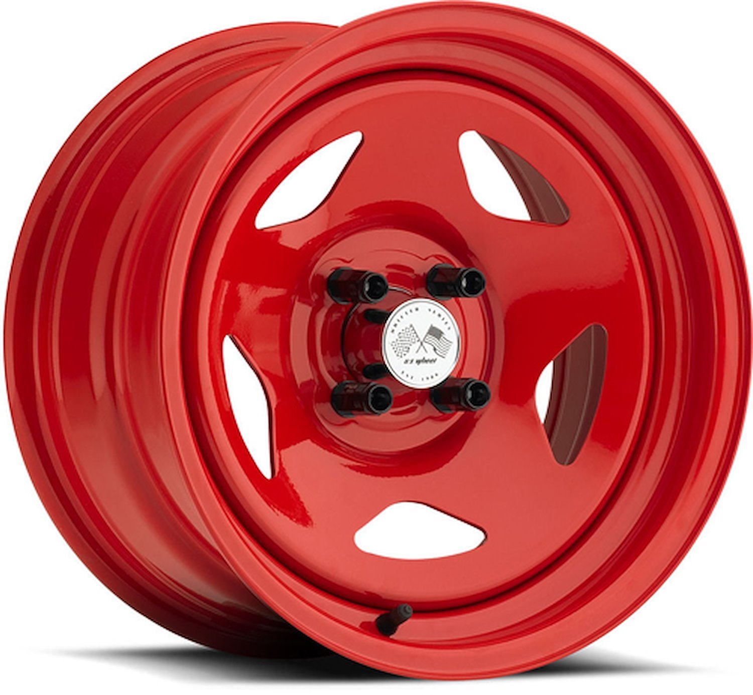 PAINTED STAR FWD DRIFTER RED 15 x 8 5 x 45 Bolt Circle 5 Back Spacing +16 offset 266 Center Bore 1400 lbs Load Rating
