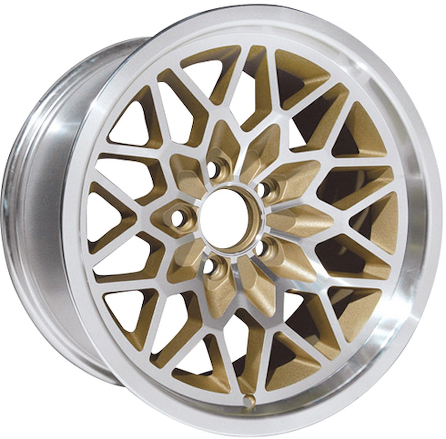 Cast Aluminum Snowflake Wheel Gold (Series 350) 1978-81 Trans Am and Formula