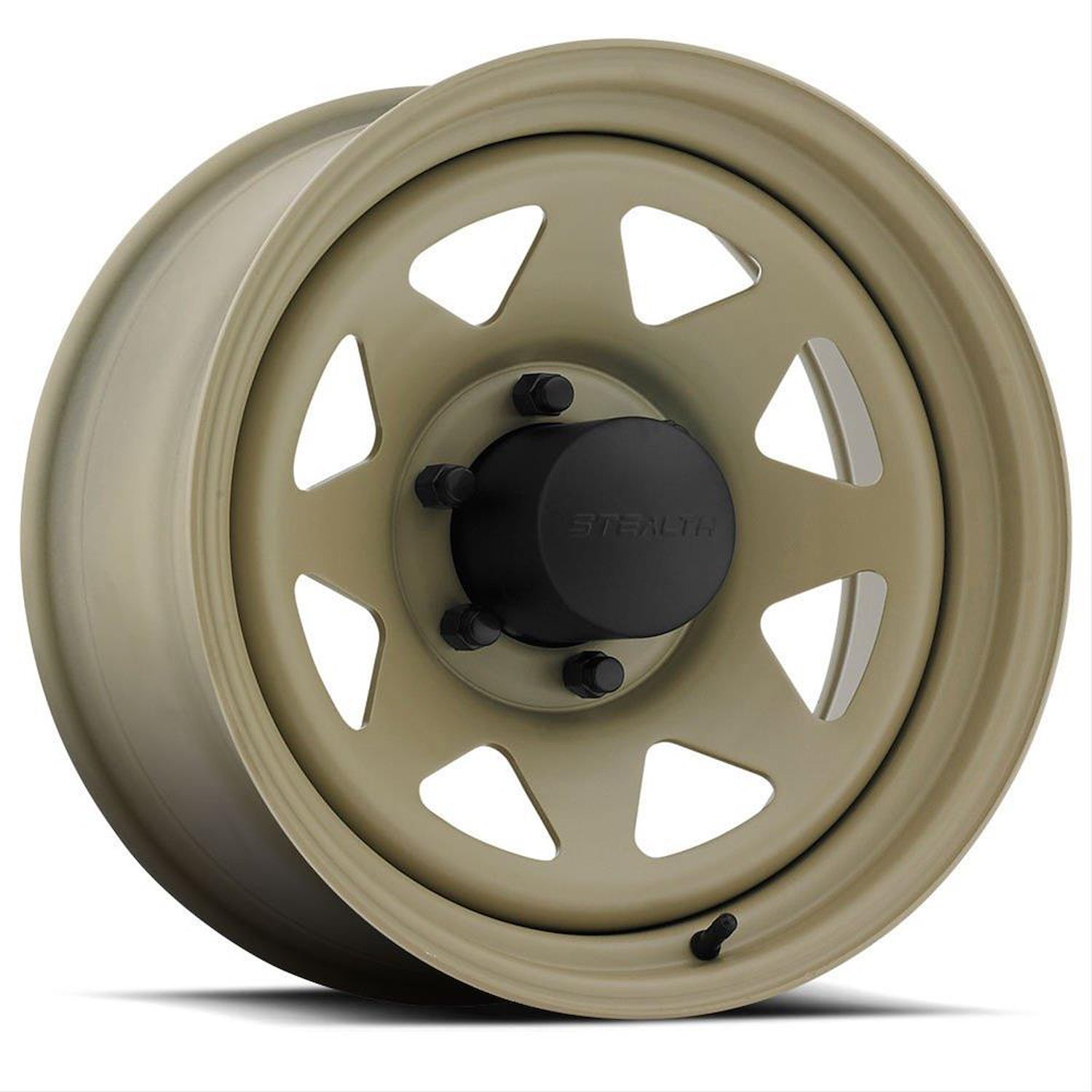 STEALTH 8-SPOKE DESERT SAND 15X7 5X5.5 BOLT CIRCLE 3.75 B