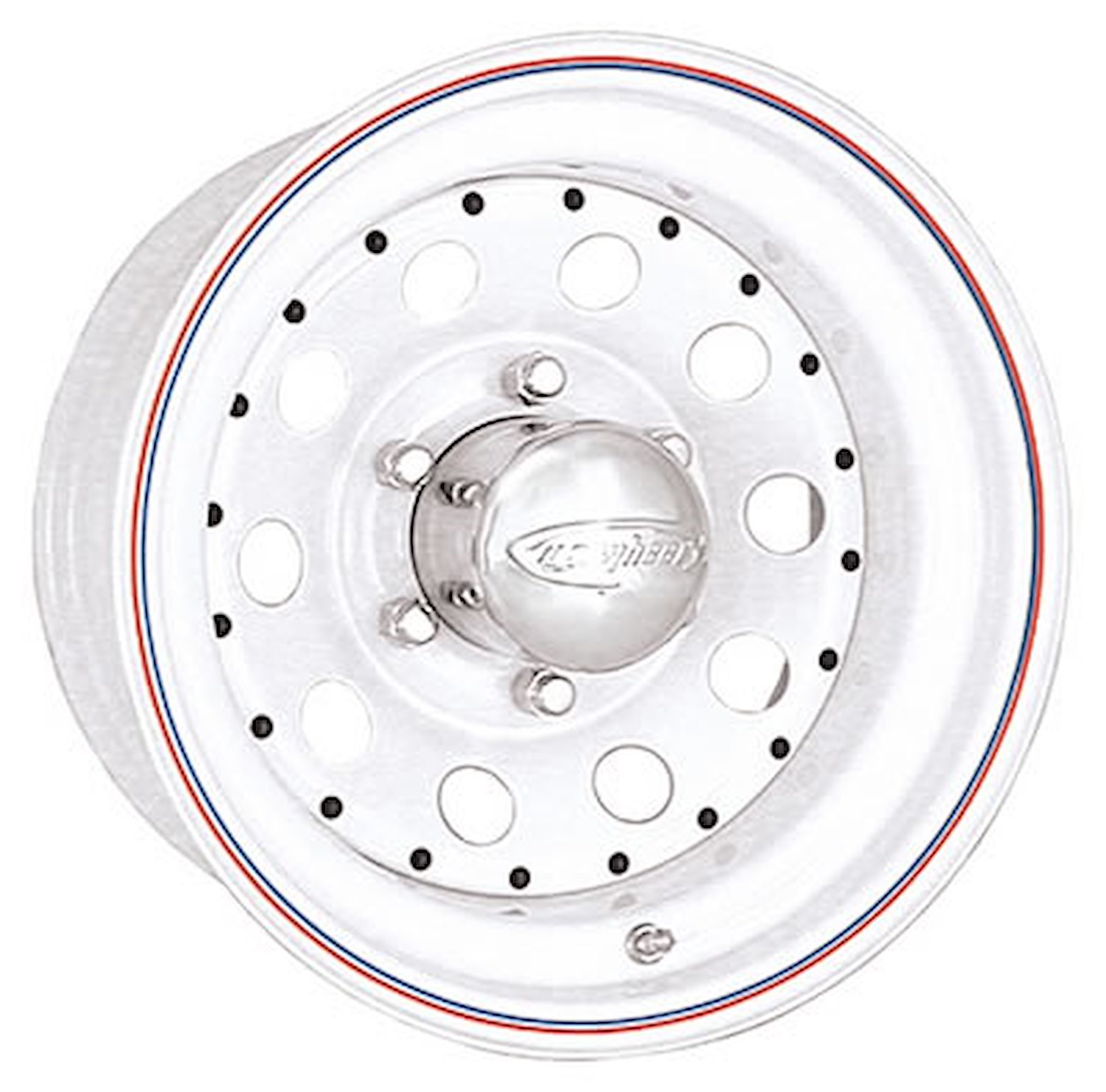 MODULAR WHITE 14X7 5X4.5 BOLT CIRCLE 3.75 BACK SPACING -