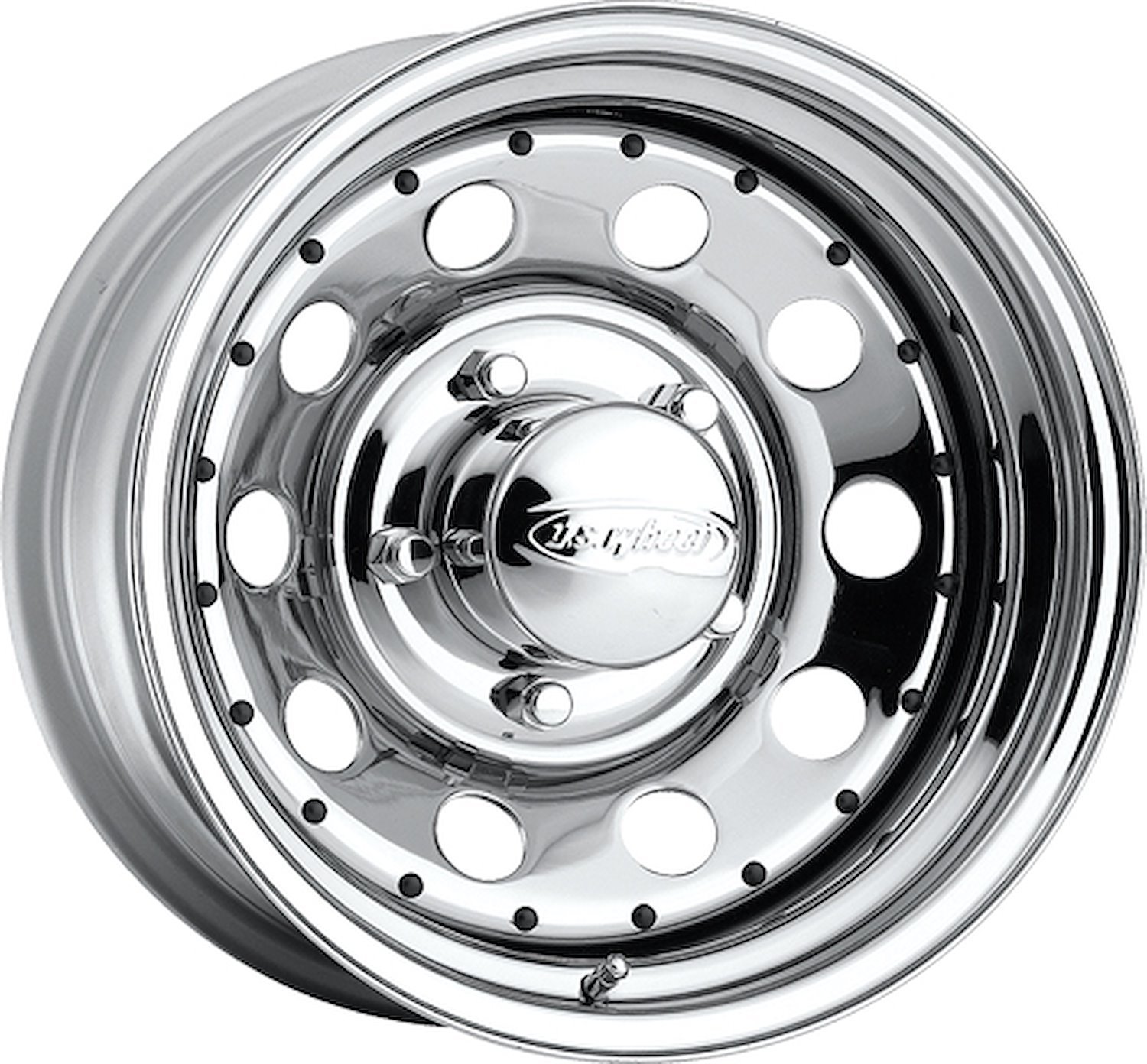 CHROME MODULAR 14 x 6 6 x 55 Bolt Circle 35 Back Spacing 0 offset 428 Center Bore 1400 lbs Load Rating