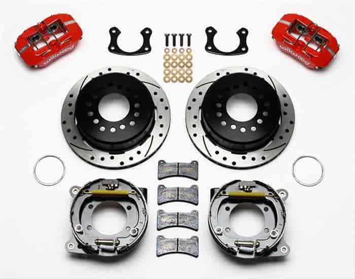 Dynapro Low-Profile Rear Parking Brake Kit Rear End Axle: Big Ford (New Style) Flange