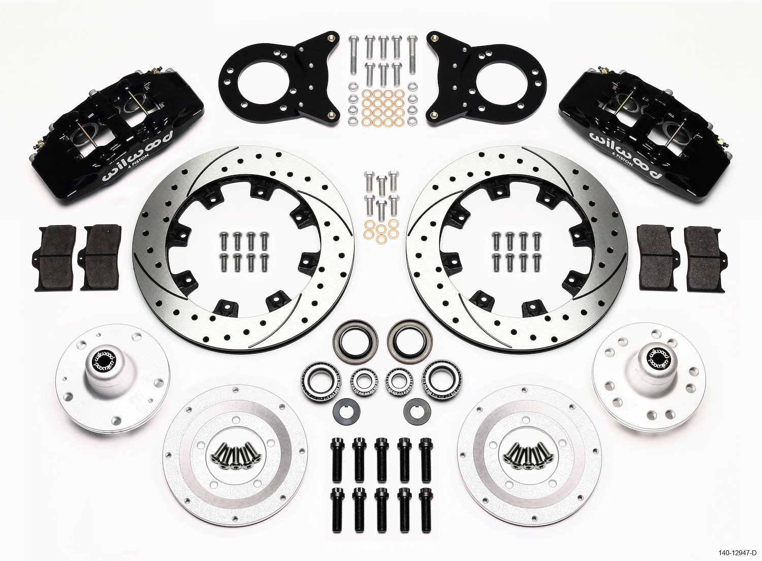 DynaPro 6 Big Brake Front Hub Kit 1963-1970 Ford/Mercury Vehicles