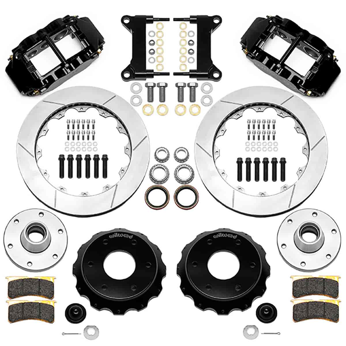 Superlite 6R Front Big Brake Kit 1988-1998 Chevy/GMC C1500 (6-Lug) w/ Wilwood Drop Spindle